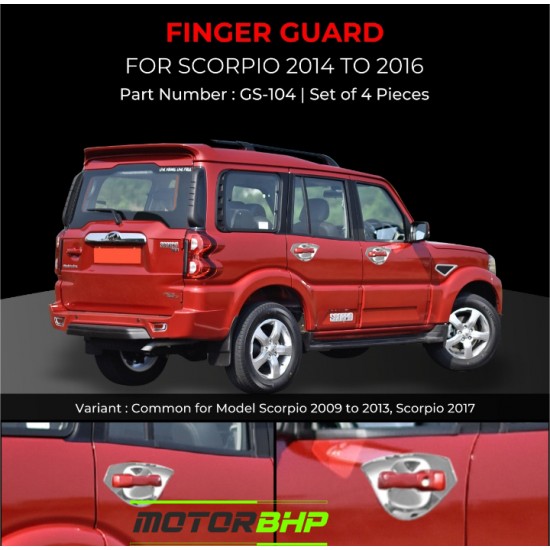 Mahindra Scorpio Finger Guard Chrome (2014-2016)