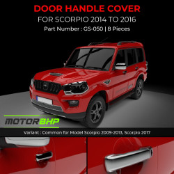 Mahindra Scorpio Chrome Door Handle Cover (2014-2017 Onwards) Mahindra Scorpio Chrome Door Handle Cover (2014-2017 Onwards)