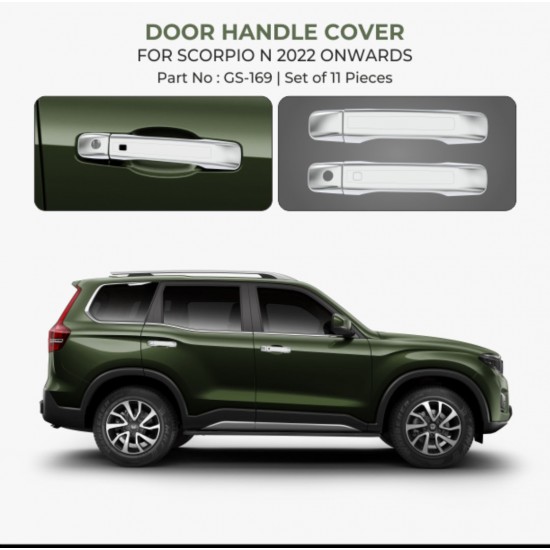 Mahindra Scorpio N Door Handle Chrome Cover (2022-Onwards) 