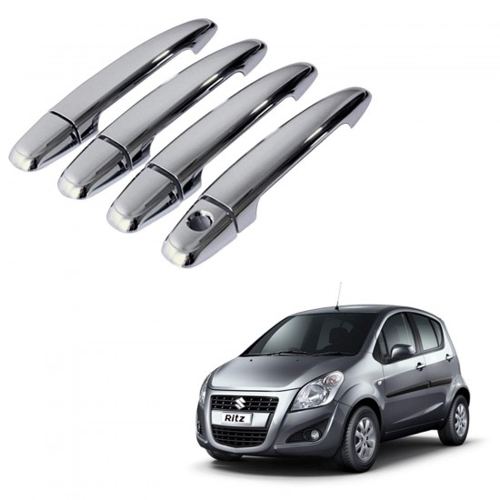 STARiD Maruti Suzuki Ritz Chrome Door Handle Cover 