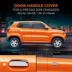 Maruti Suzuki S-Presso Chrome Door Handle Cover (2019-Onwards) Maruti Suzuki S-Presso Chrome Door Handle Cover (2019-Onwards)