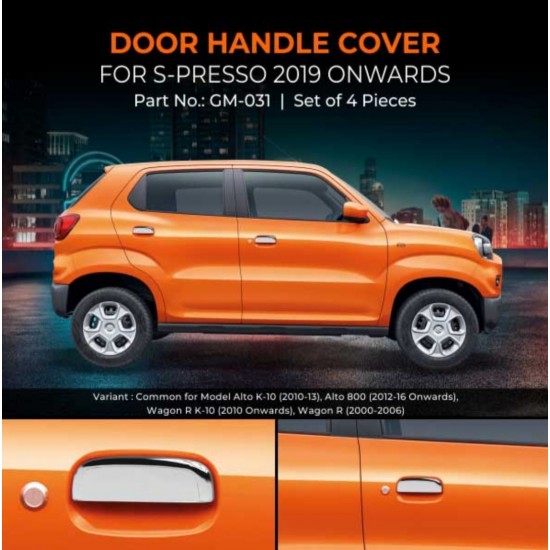 Maruti Suzuki S-Presso Chrome Door Handle Cover (2019-Onwards)