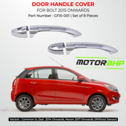 Tata Bolt Chrome Door Handle Cover (2015 Onwards) Tata Bolt Chrome Door Handle Cover (2015 Onwards)