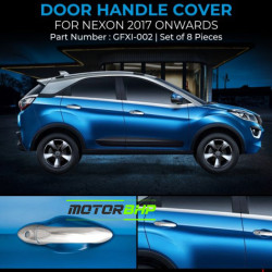 Tata Nexon Chrome Door Handle Cover (2017 Onwerds) Tata Nexon Chrome Door Handle Cover (2017 Onwerds)