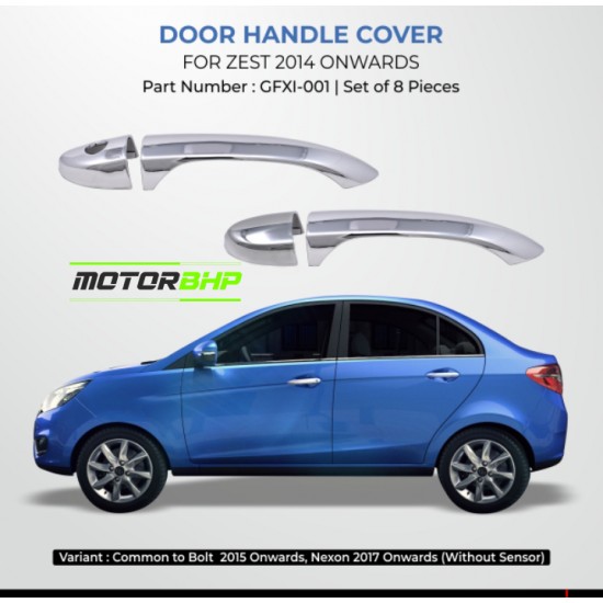 Tata Zest Chrome Door Handle Cover (2014 Onwards)