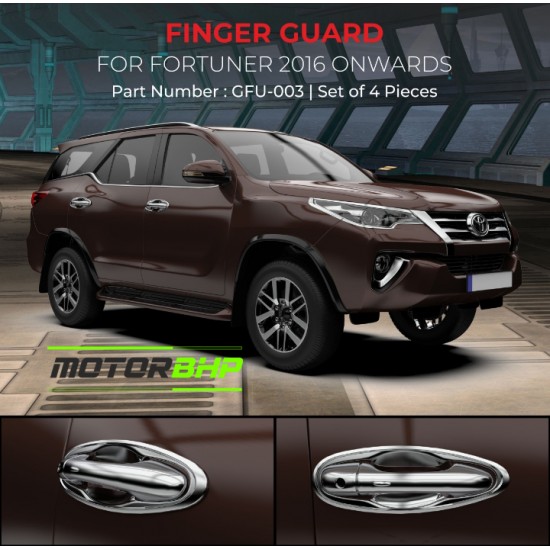 Toyota Fortuner Finger Guard Chrome (2016-Onwards)