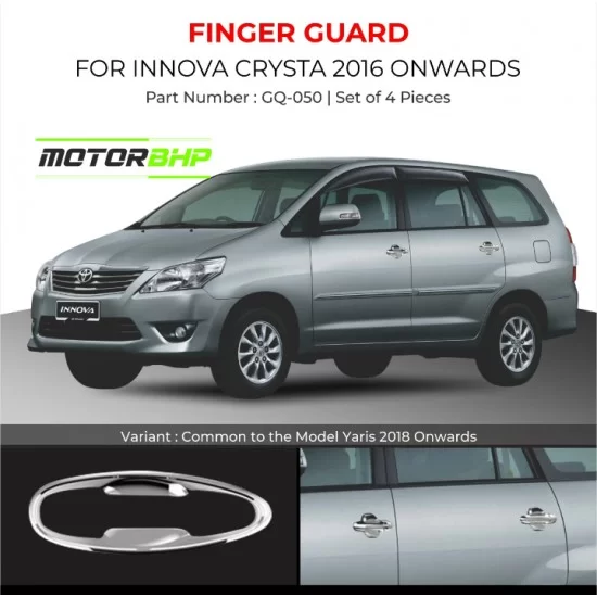 Toyota Innova Crysta  Finger Guard Chrome (2016-Onwards)