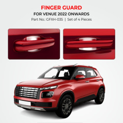Hyundai Venue  Finger Guard Chrome (2022-Onwards) Hyundai Venue  Finger Guard Chrome (2022-Onwards)