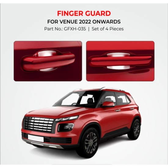 Hyundai Venue  Finger Guard Chrome (2022-Onwards)