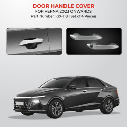 Hyundai Verna 2023 Chrome Door Handle Cover  Hyundai Verna 2023 Chrome Door Handle Cover