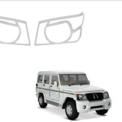 GFX Mahindra Bolero 2020 Onwards Head Lamp Chrome Garnish  GFX Mahindra Bolero 2020 Onwards Head Lamp Chrome Garnish