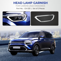 Kia Carens Head Lamp Chrome Garnish  Kia Carens Head Lamp Chrome Garnish