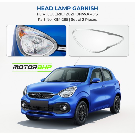  Maruti Suzuki Celerio Head Lamp Chrome Garnish (2021-Onwards)