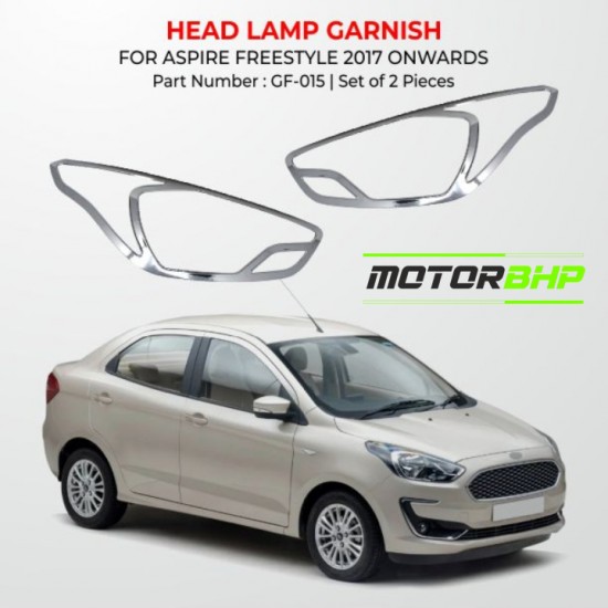 Ford Freestyle Head Lamp Chrome Garnish (2017-Onwards)