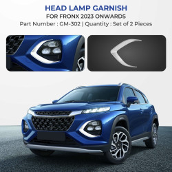 Maruti Suzuki Fronx Head Lamp Chrome Garnish   Maruti Suzuki Fronx Head Lamp Chrome Garnish