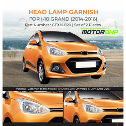 Hyundai i10 Grand (2014-2016) Head Lamp Chrome Garnish 