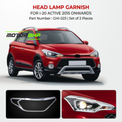Hyundai i20 Active (2015 Onwards) Head Lamp Chrome Garnish  Hyundai i20 Active (2015 Onwards) Head Lamp Chrome Garnish