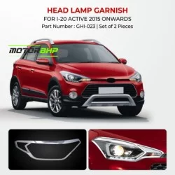 Hyundai i20 Active (2015 Onwards) Head Lamp Chrome Garnish 