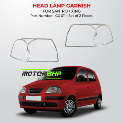 Hyundai Santro Xing Head Lamp Chrome Garnish  Hyundai Santro Xing Head Lamp Chrome Garnish