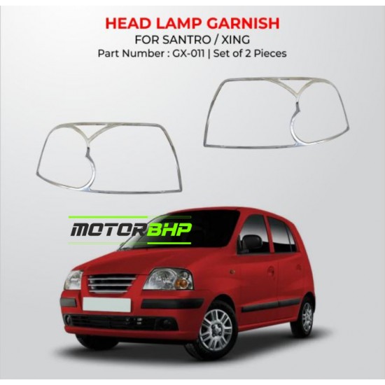 Hyundai Santro Xing Head Lamp Chrome Garnish 