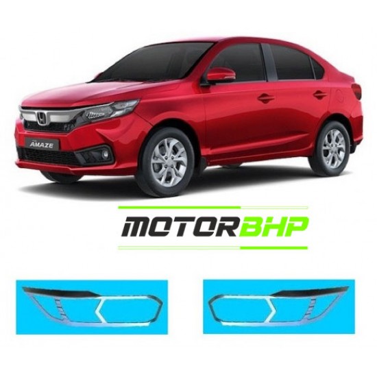  Honda Amaze Head Lamp Chrome Garnish (2018-Onwards)