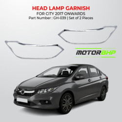 Honda City Head Lamp Chrome Garnish (2017-Onwards)  Honda City Head Lamp Chrome Garnish (2017-Onwards)