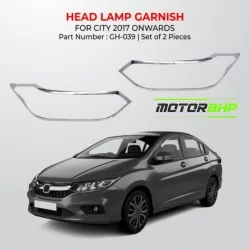  Honda City Head Lamp Chrome Garnish (2017-Onwards)