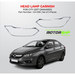 Honda City Head Lamp Chrome Garnish (2017-Onwards)  Honda City Head Lamp Chrome Garnish (2017-Onwards)
