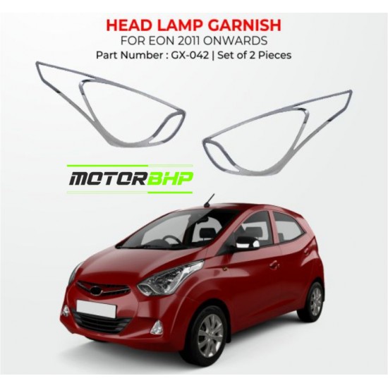 Hyundai Eon Head Lamp Chrome Garnish (2011 Onwards)