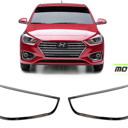 Hyundai Verna Head Lamp Chrome Garnish (2017 Onwards) Hyundai Verna Head Lamp Chrome Garnish (2017 Onwards)