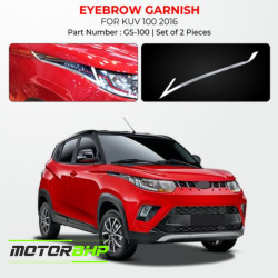 Mahindra KUV100 Eyebrow Garnish Chrome Garnish (2016 Onwards) Mahindra KUV100 Eyebrow Garnish Chrome Garnish (2016 Onwards)