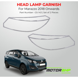 Mahindra Marazzo Head Lamp Chrome Garnish (2018 Onwards)