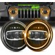 Mahindra Thar LED Headlight With DRL G - Wagon Style (2020-Onwards)