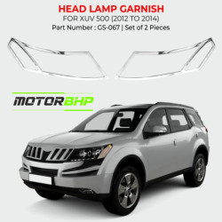 Mahindra XUV500 Head Lamp Chrome Garnish (2012-2014) Mahindra XUV500 Head Lamp Chrome Garnish (2012-2014)