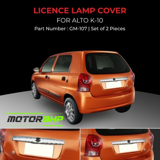  Maruti Suzuki Alto K-10 Licence Number Plate Garnish