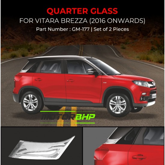 Maruti Suzuki Brezza Quarter Glass Chrome Garnish (2016-Onwards)