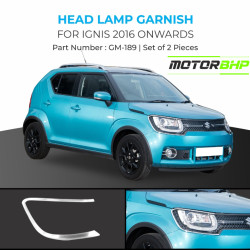 Maruti Suzuki Ignis Head Lamp Chrome Garnish (2016-Onwards)  Maruti Suzuki Ignis Head Lamp Chrome Garnish (2016-Onwards)