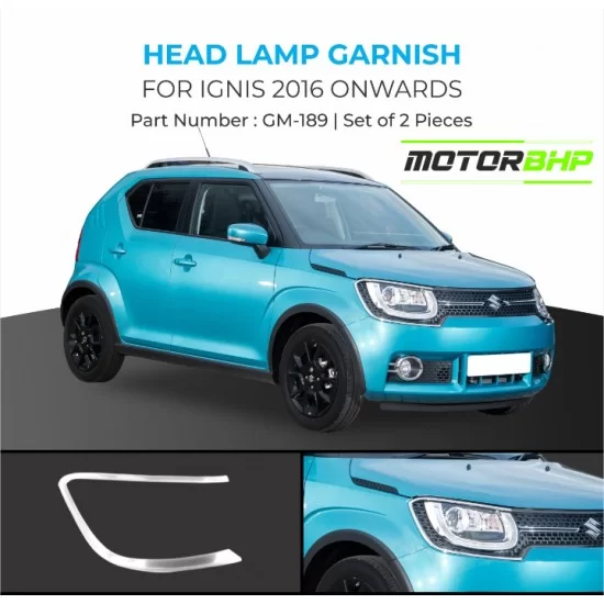  Maruti Suzuki Ignis Head Lamp Chrome Garnish (2016-Onwards)