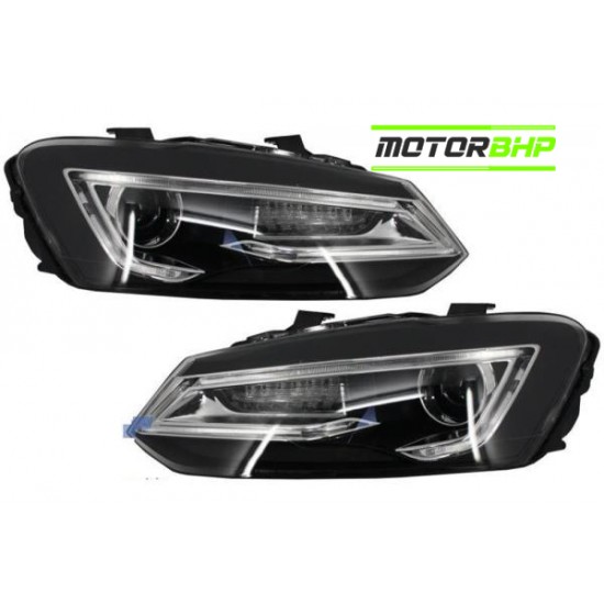 Volkswagen Polo Audi A4 Style LED Head Light Matrix (2010-2018)