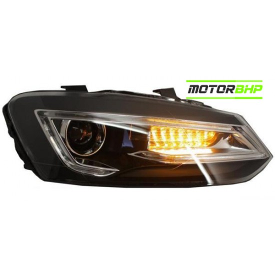 Volkswagen Polo Audi A4 Style LED Head Light Matrix (2010-2018)