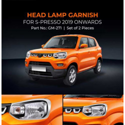 Galio Maruti Suzuki S-Presso Head Lamp Garnish (2019-Onwards) Galio Maruti Suzuki S-Presso Head Lamp Garnish (2019-Onwards)