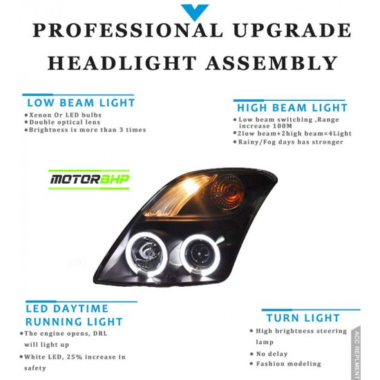 Maruti Suzuki Swift LED HeadLight (2005-2011)
