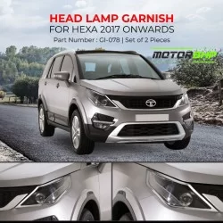 Tata Hexa Head Lamp Chrome Garnish (2017 Onwards)