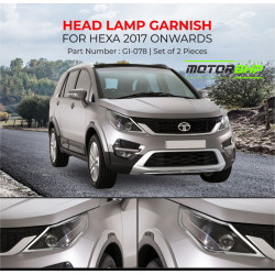 Tata Hexa Head Lamp Chrome Garnish (2017 Onwards)