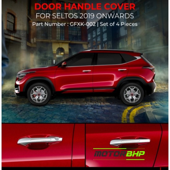  Kia Seltos Chrome Door Handle Cover (2019 Onwards)
