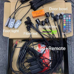 18 In1 Interior Decoration Lamps with App Control Door Atmosphere Light 18 In1 Interior Decoration Lamps with App Control Door Atmosphere Light