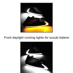 Maruti Suzuki Baleno LED Front DRL Fog Light (2015-2019)  Maruti Suzuki Baleno LED Front DRL Fog Light (2015-2019)