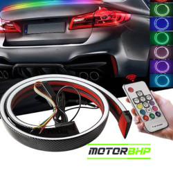Carbon Fibre LED Rear Spoiler With Remote Control for Car Trunk Universal (MultiColor) Carbon Fibre LED Rear Spoiler With Remote Control for Car Trunk Universal (MultiColor)