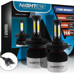 Night Eye Automotive LED Bulb For Headlight and Fog Light with High Beam Low 9000LM 6500K  Night Eye Automotive LED Bulb For Headlight and Fog Light with High Beam Low 9000LM 6500K