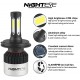  Night Eye Automotive LED Bulb For Headlight and Fog Light with High Beam Low 9000LM 6500K